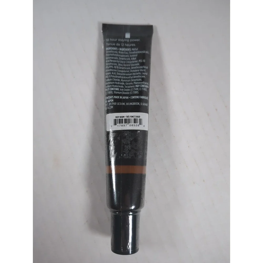 ULTA Beauty Velvet Matte Full Coverage Foundation Deep Warm 30ml NEW